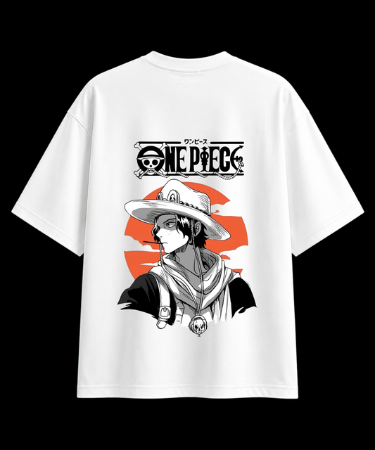 portgas D.asce over-sized T-shirt